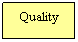 Text Box: Quality

